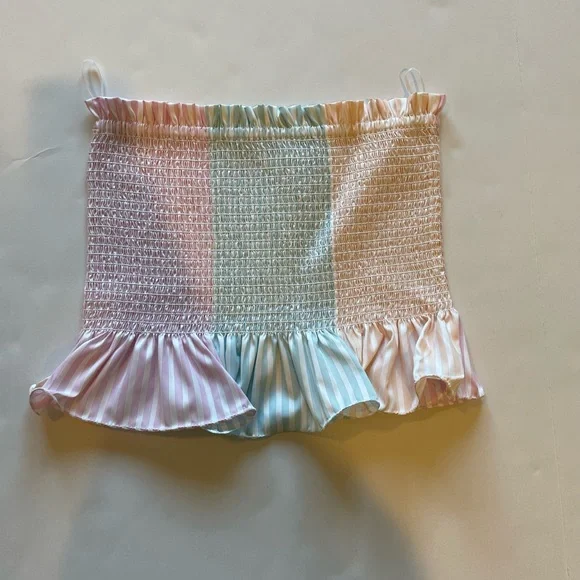 Petersyn Marianna Tutti Smocked Strapless Top - Picture 3 of 7